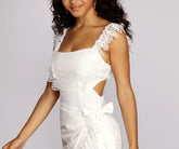 Wrap me in Lace Dress